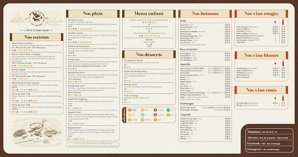 Oh ! La vache - Menu Image 1