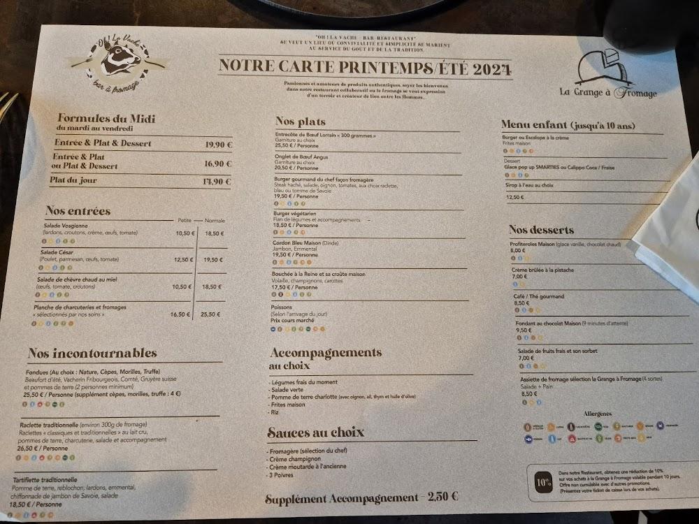 Oh ! La vache - Menu Image 2